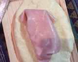 Foto del paso 4 de la receta: Pan relleno de jamón y queso (con harina leudante)
