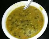 A picture of step 6 of Delhi style dal.