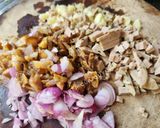 Hình bước làm 1 của món Cơm chiên thập cẩm