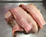 รูปขั้นตอนการทำที่ 2 ของ เบอเกอร์หมูชีสห่อเบคอน