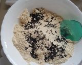 A picture of step 6 of Chocolate vanilla rock cakes.