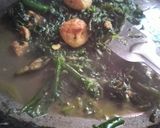 A picture of step 2 of Mustard greens(sarson saag) ghonta.