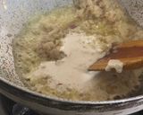A picture of step 6 of Dahi wala Kukkad Chicken in yoghurt curry base.