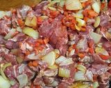 Foto del paso 2 de la receta: Risotto de verdeo con salsa de hongos al vino tinto