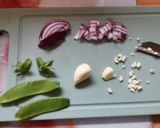 Zuckererbsen (Schoten) in Teriyakisauce Rezeptschritt 2 Foto