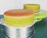 Foto langkah ke 16 dari resep Pandan Sponge Cake (cooked dough).