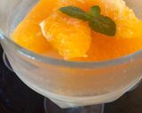 Foto del paso 6 de la receta: Postre ligero de crema y jugo de naranja 🍊