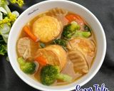Foto langkah ke 6 dari resep Sapo Tofu Kuah Simpel.