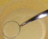 A picture of step 3 of Moong dal chilla.
