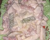 A picture of step 4 of Almond Fusilli Pasta Fruit Salad.