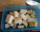 Foto del paso 1 de la receta: Brochetas de queso y chorizo colorado