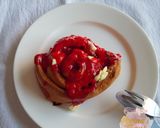 Pas rețetă Rulouri cu sos de zmeură / Raspberry rolls 3 fotografie