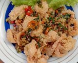 Foto langkah ke 4 dari resep Cumi lada cabe garam.
