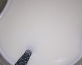 A picture of step 1 of Yeast doughnuts.