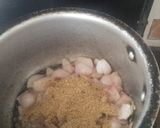 A picture of step 3 of Bhakri with bhindi sabzi.