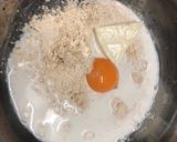 Hình bước làm 2 của món Bánh khoai lang yến mạch hấp