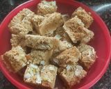 काजू  म्हैसूरपाक (kaju maysore pak recipe in marathi) रेसिपी स्टेप 3 फोटो 