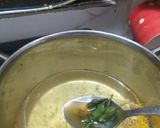 A picture of step 2 of Tulsi haldi mix kadha.