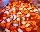 Tejfölös, kolbászos zöldbableves recept fázis 2 fotója