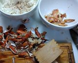 Foto del paso 4 de la receta: Saquitos de cangrejo y ricota en salsa de langostinos y albahaca