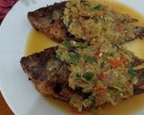 Foto langkah ke 9 dari resep Cobek Ikan Nila (Sambal Kencur Cabe Ijo).