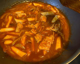 起司雞塊辣炒泡菜年糕的食譜步驟3照片