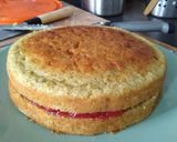 Une image de l'étape 4 de Gâteau pistache fraise.