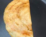 A picture of step 2 of Brown rice butter dhosa.