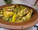 A picture of step 11 of Moroccan Chicken Tagine with Green Olives.