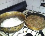 Foto del paso 3 de la receta: Arroz frito de carne y salchicha