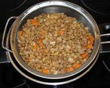 Majonézes-zöldséges lencsesaláta recept fázis 2 fotója