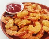 Foto langkah ke 5 dari resep Udang Goreng Tepung.