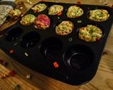 Omlett szerű muffin falatkák recept fázis 6 fotója
