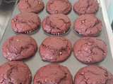 Muffins súper chocolatosos de remolacha y yogurt