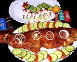 A picture of step 4 of Lahori fried fish.