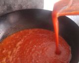 A picture of step 2 of Chicharrón in Red Sauce.
