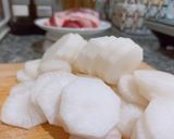 Hình bước làm 2 của món Thịt kho củ cải