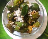 A picture of step 4 of Roasted chana shimla mirchi.