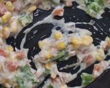 A picture of step 3 of Mayonnaise pasta.