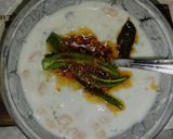 कूल कुकुम्बर तड़केदार कर्ड इन कुकम्बर बोट रेसिपी चरण 7 फोटो