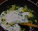 A picture of step 2 of Spinach, Corn and Cheese Sandwich.