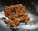 Foto langkah ke 3 dari resep Tumis Pakis + Tempe.