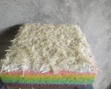 Foto langkah ke 7 dari resep Rainbow cake kukus.