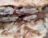 A picture of step 4 of Omelette sandwhich.