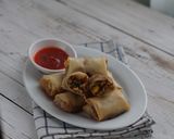 Foto langkah ke 11 dari resep 194. Lumpia Goreng Ayam Jamur Mini.