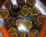 A picture of step 1 of Passion juice.