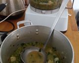A picture of step 16 of Aromatic Pea & Mint Soup.