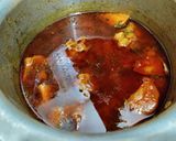 A picture of step 9 of Bengali style Chicken aloo jhol.