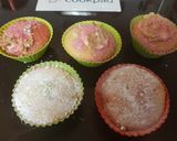 A picture of step 2 of Lemon Cup cakes by my granddaughter and me. 😀.