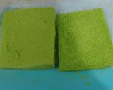 Foto langkah ke 4 dari resep Cake pandan kukus keju.